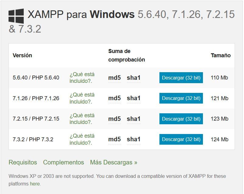 Cómo instalar Wordpress en mi pc con XAMPP. ¡Rápido y sencillo! xampp descarga - Cómo instalar Wordpress en mi pc con XAMPP. ¡Rápido y sencillo!
